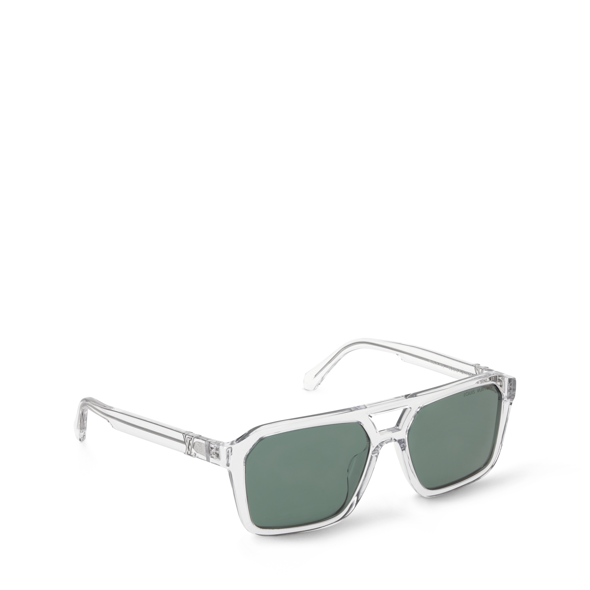 LV Hit Aviator Square Sunglasses - Luxury S00 Green | LOUIS VUITTON